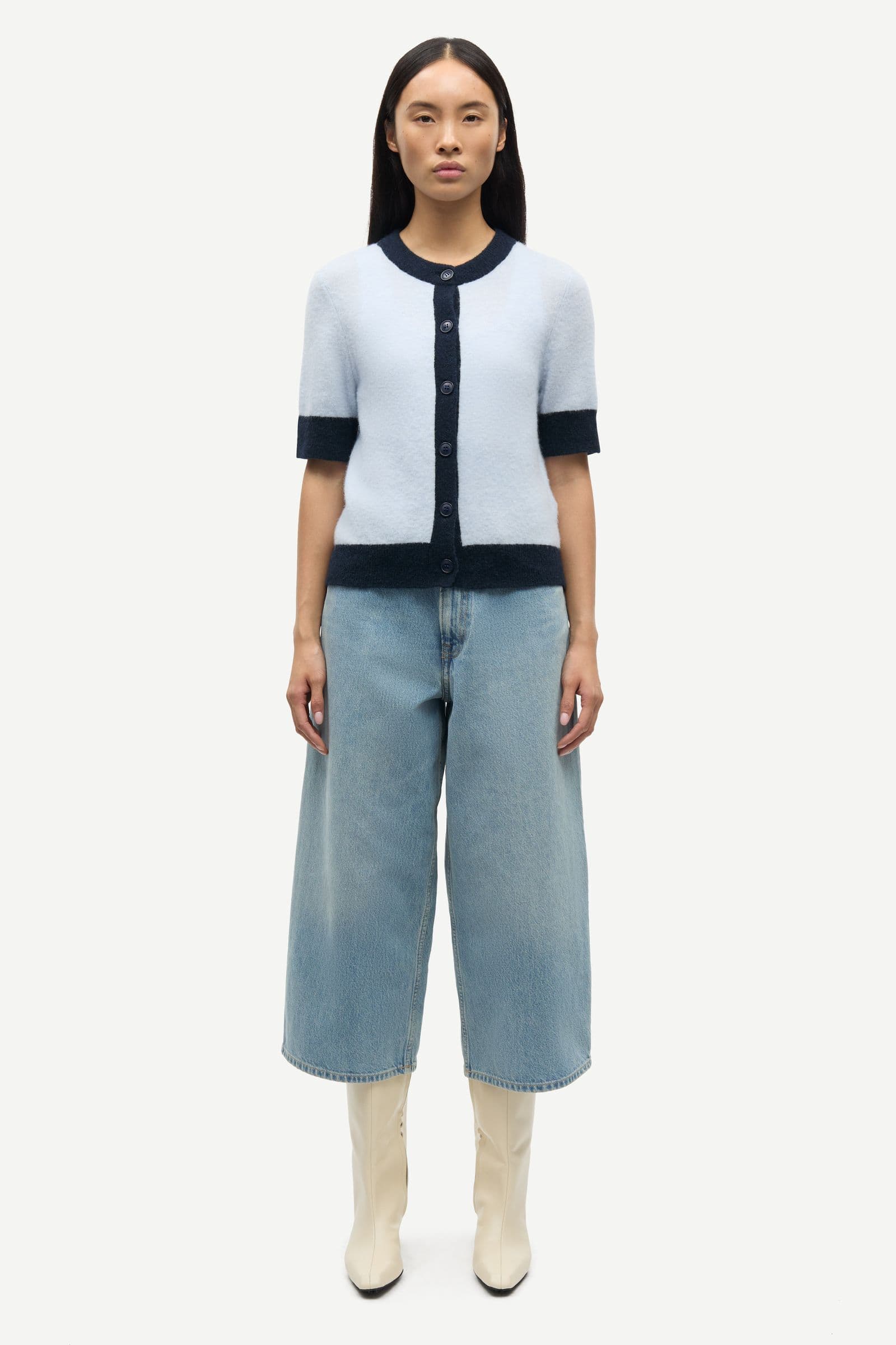 Sanoura ss cardigan 15556 Gray Dawn