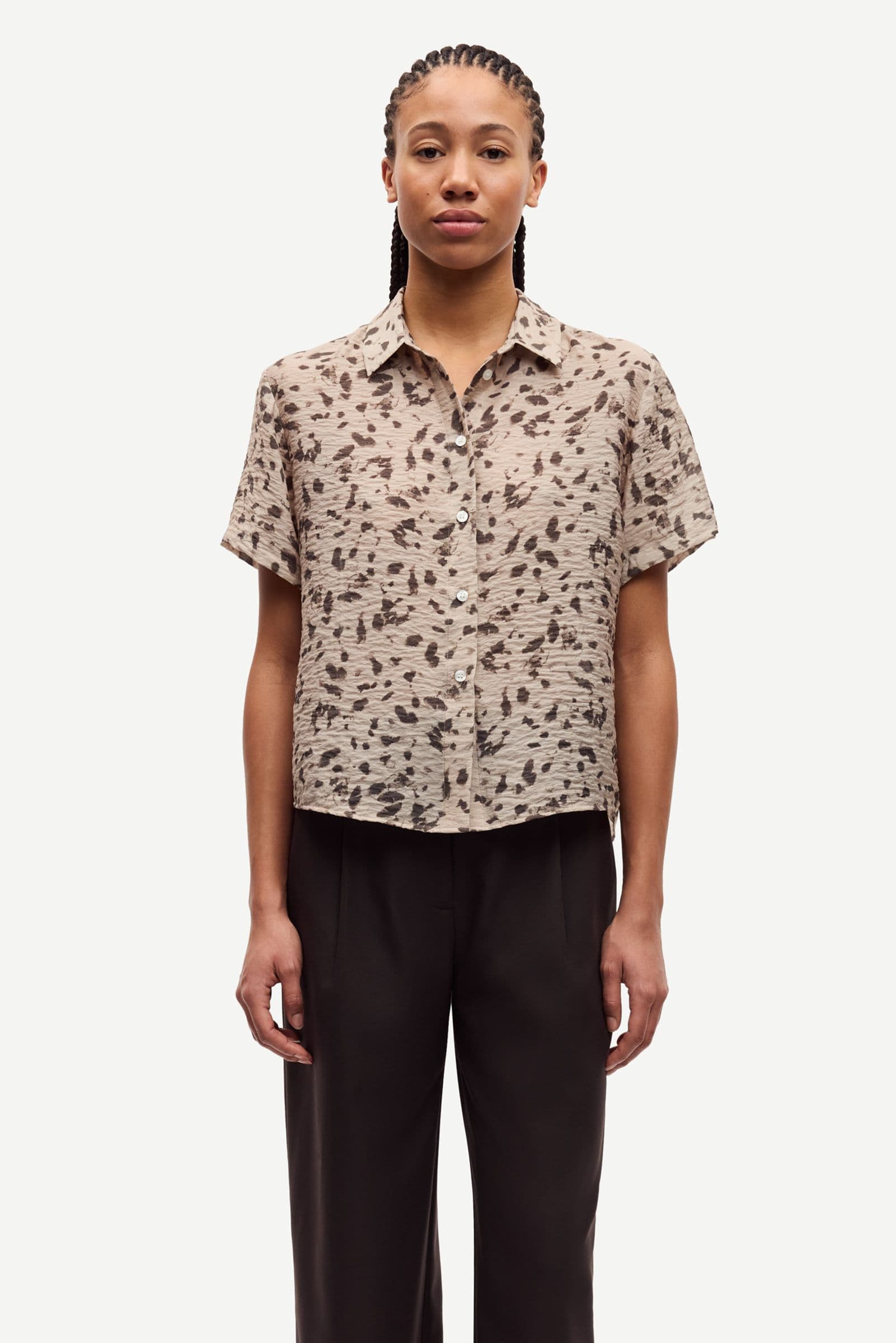 Saminna SS shirt 15754 Stones Aluminum