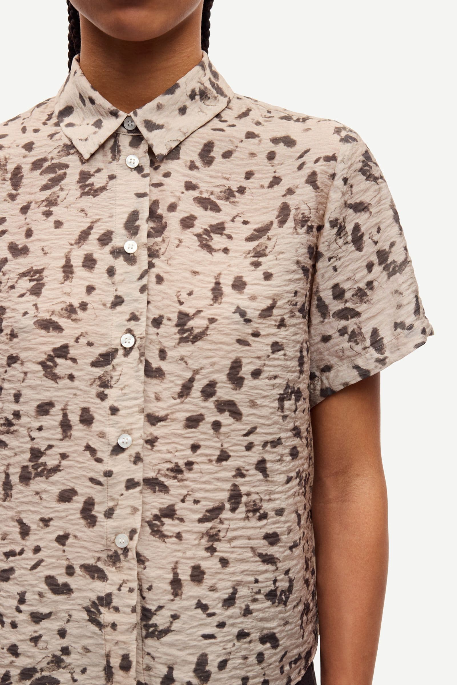 Saminna SS shirt 15754 Stones Aluminum