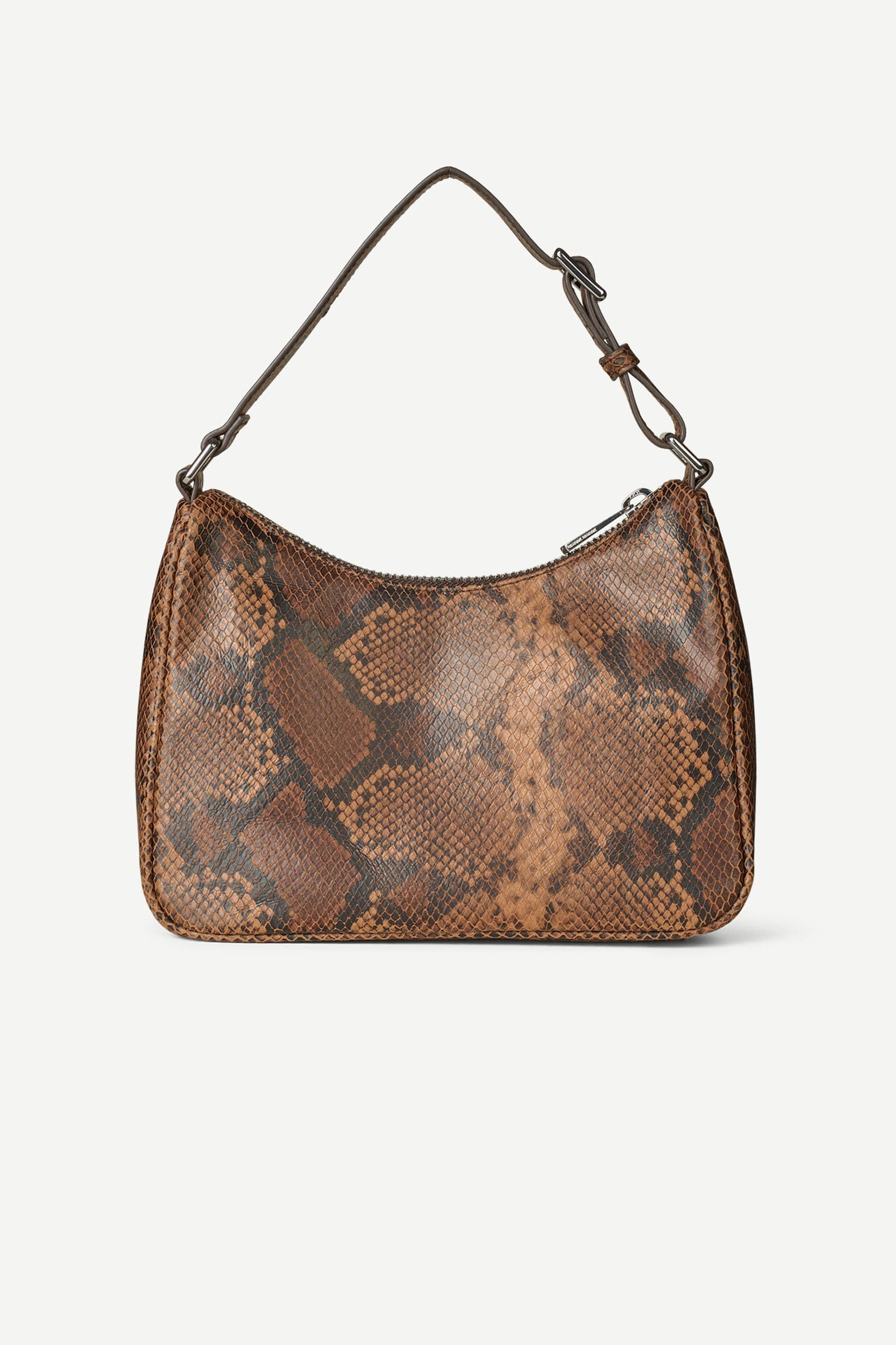 Sacima handbag 15684 Dark Brown Snake