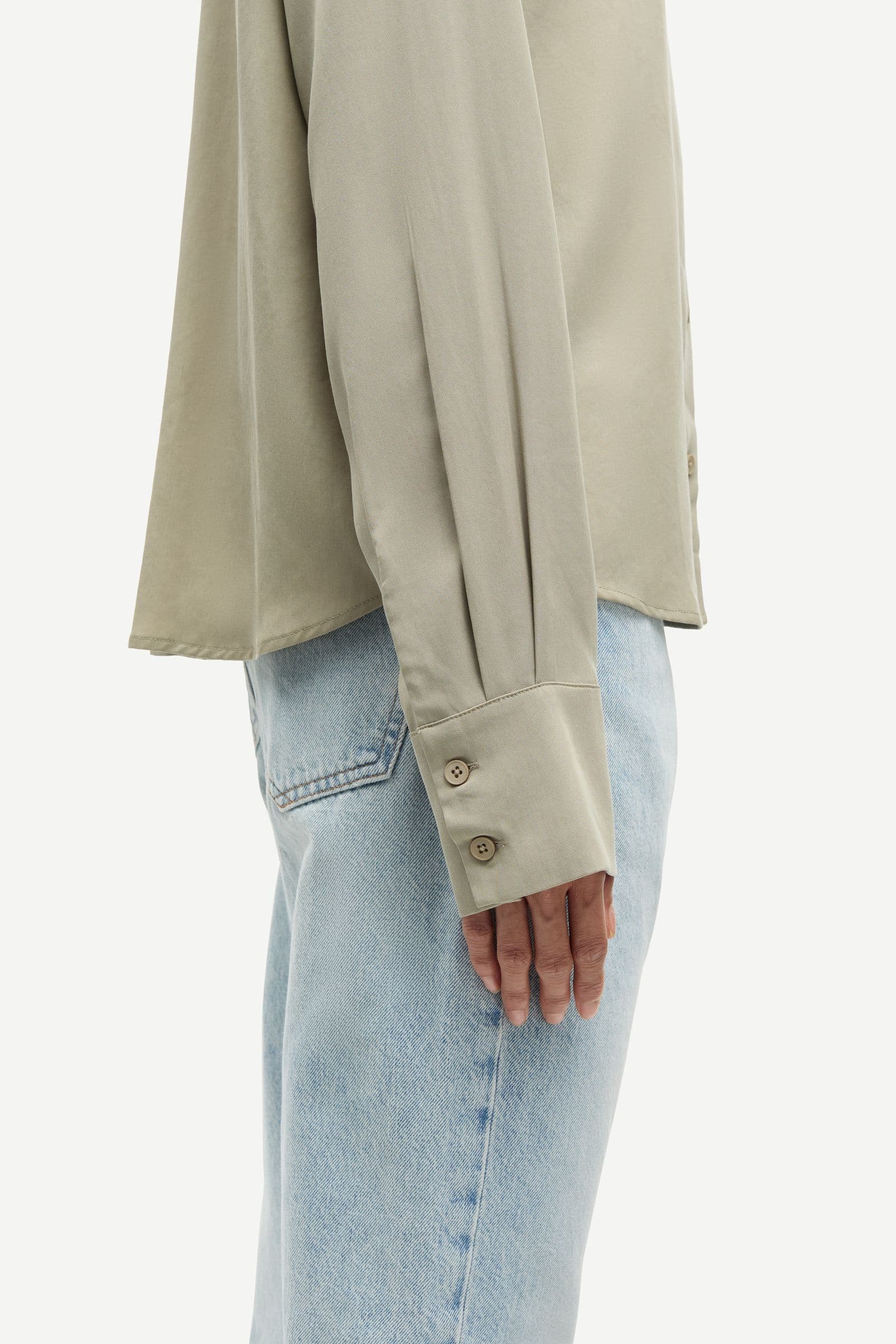 Samina ls shirt 14028 Silver Sage