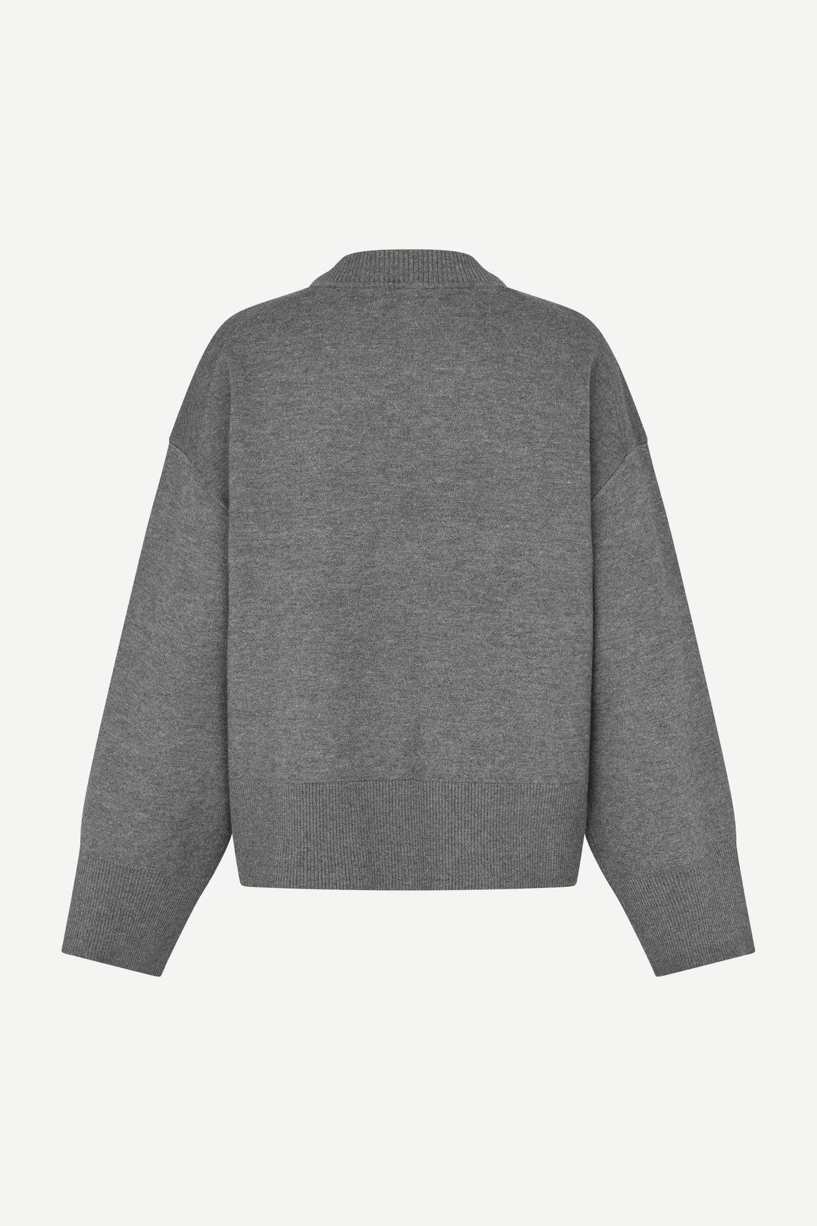 Salula v-neck 15825 Dark grey