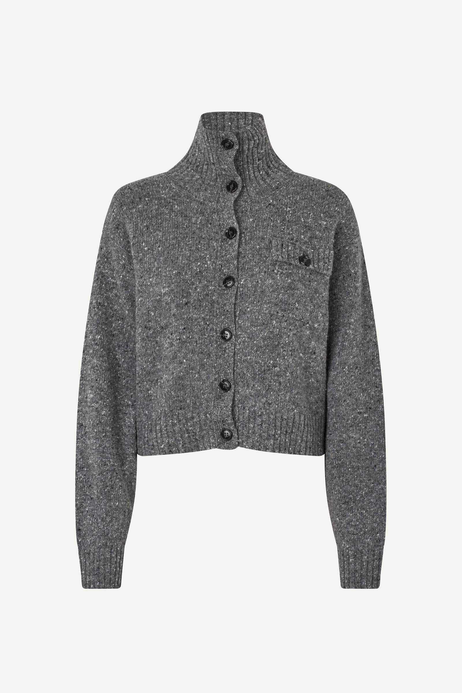 Salois cardigan 15724 Dark Grey Mel.