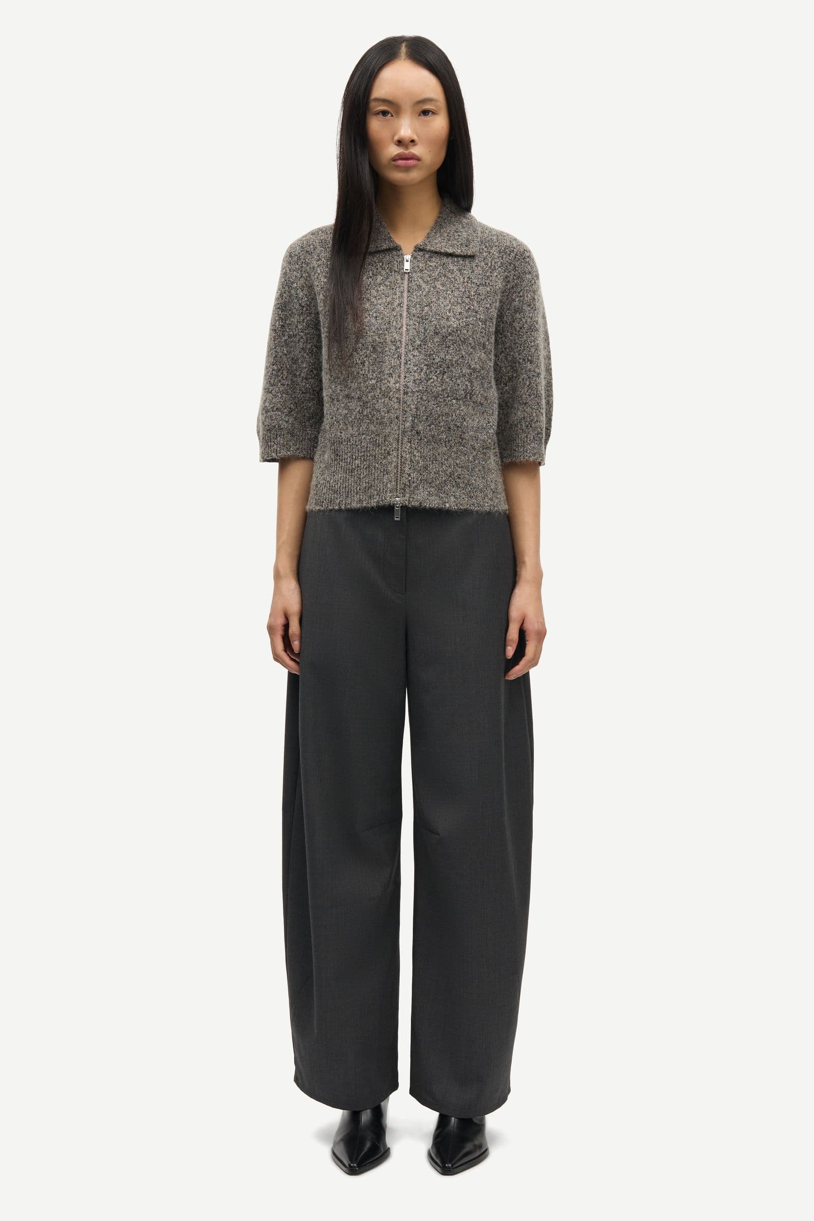 Sakelsie ss cardigan 15827 Fossil Mel.