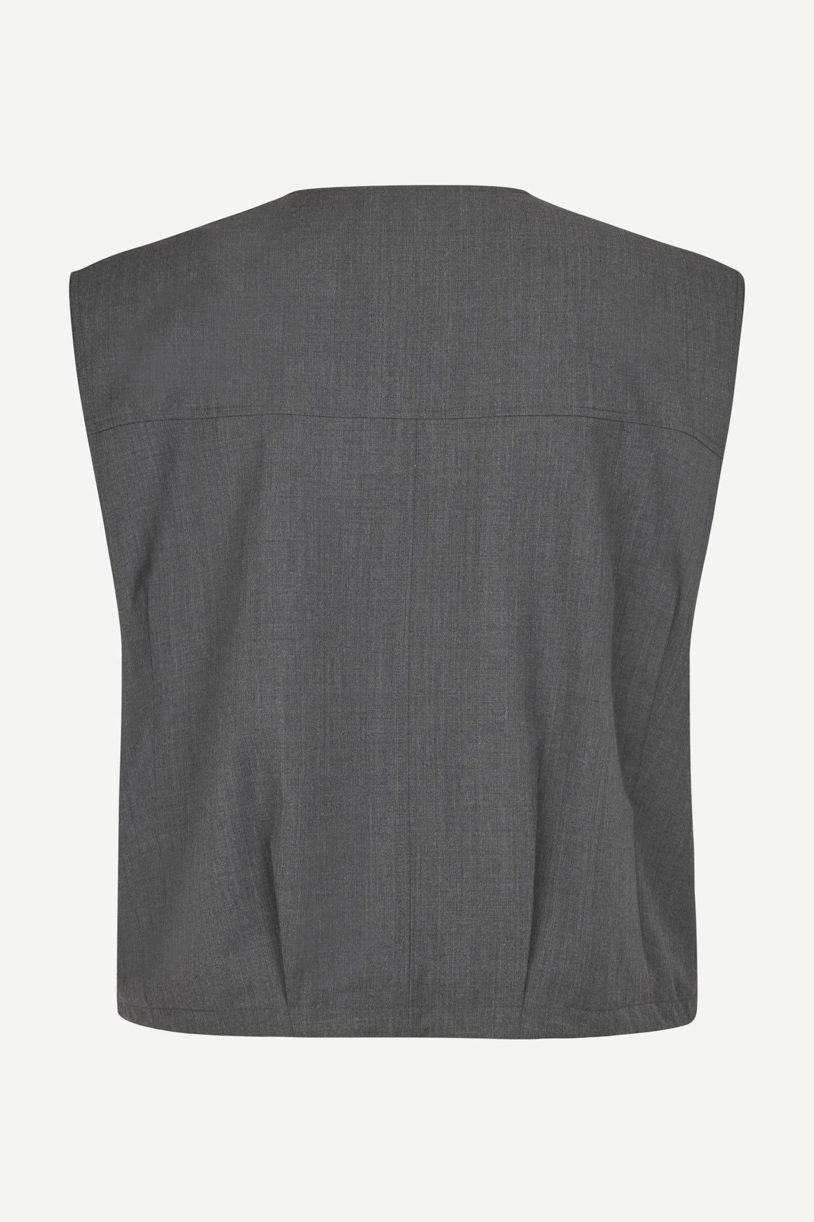 Sakelly vest 15449 Dark grey mel.