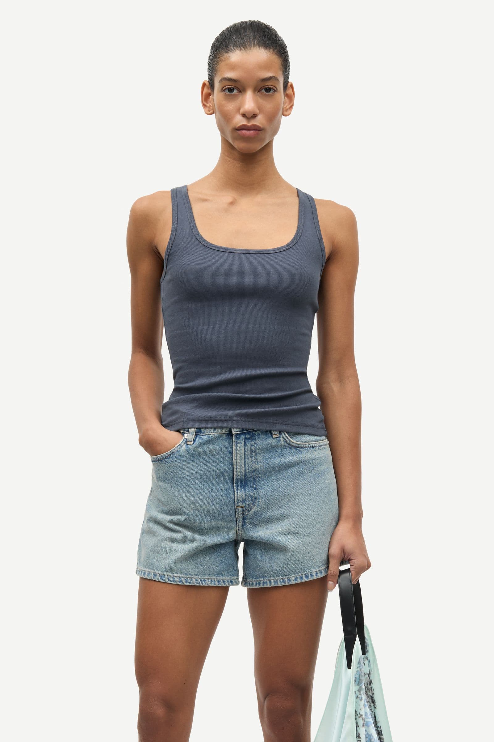 Saamanza tank top 7542 Ombre Blue