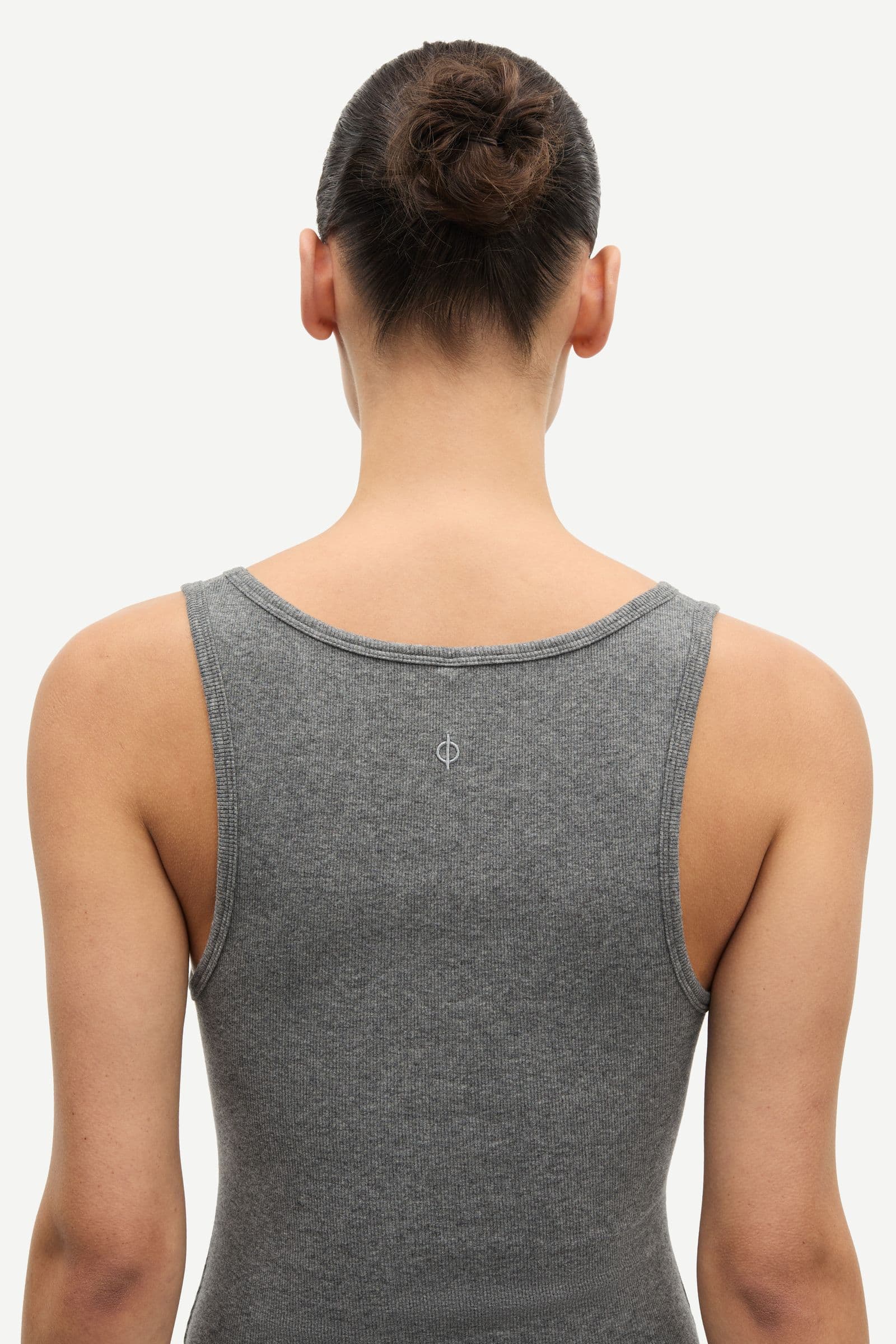 Saamanza tank top 7542 Mid Grey Mel.