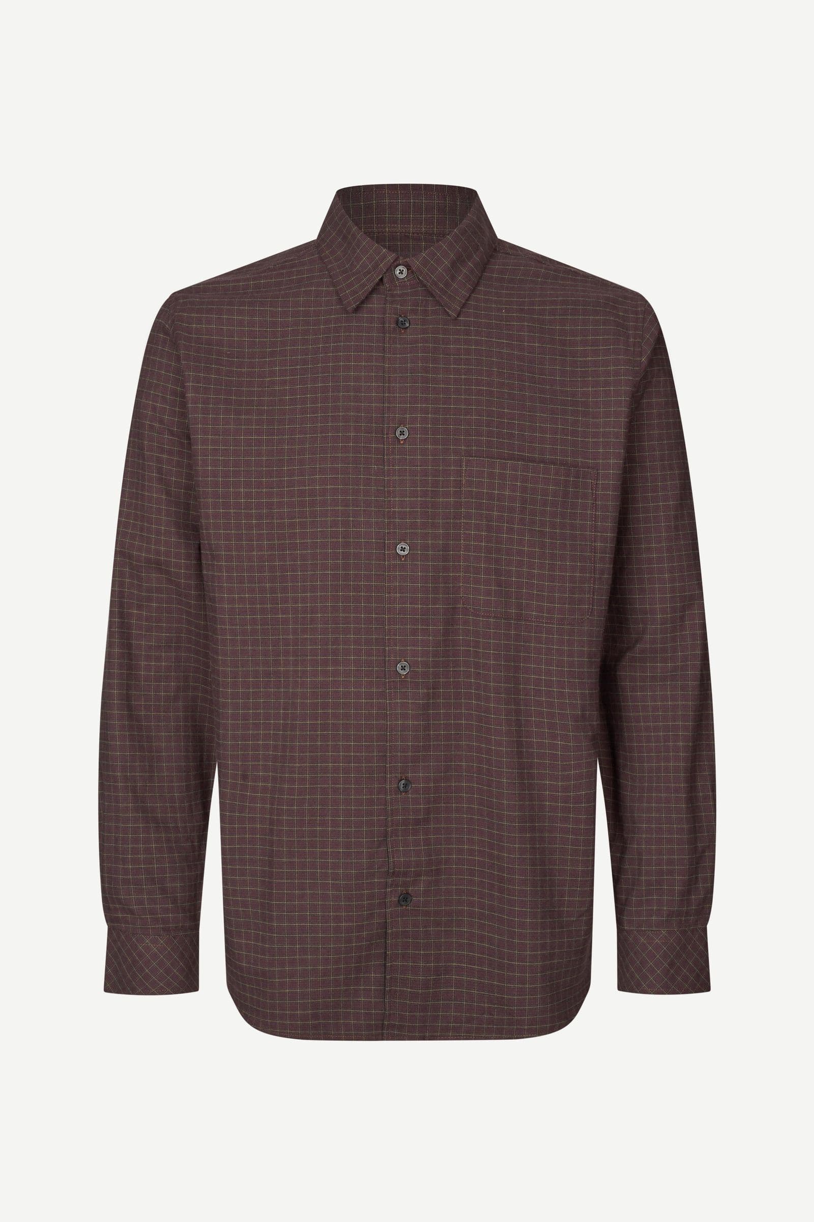 Saryan J shirt 14826 Rum Raisin Ch.