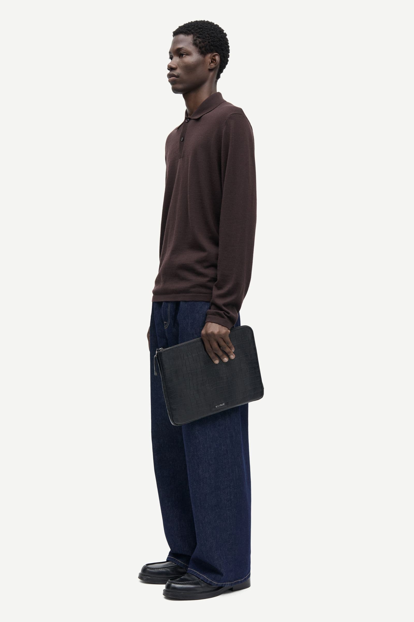 Sarowan ls polo 15477 Black Coffee