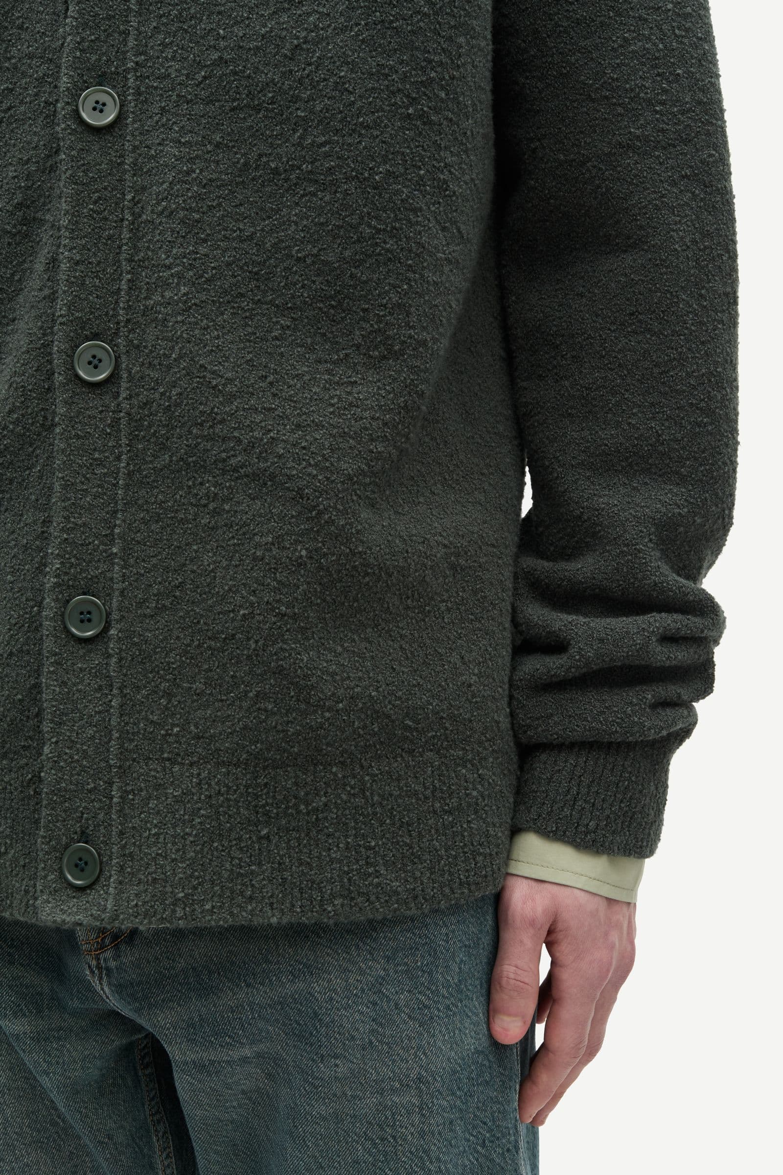 Sanino cardigan 15179 Dark Evergreen