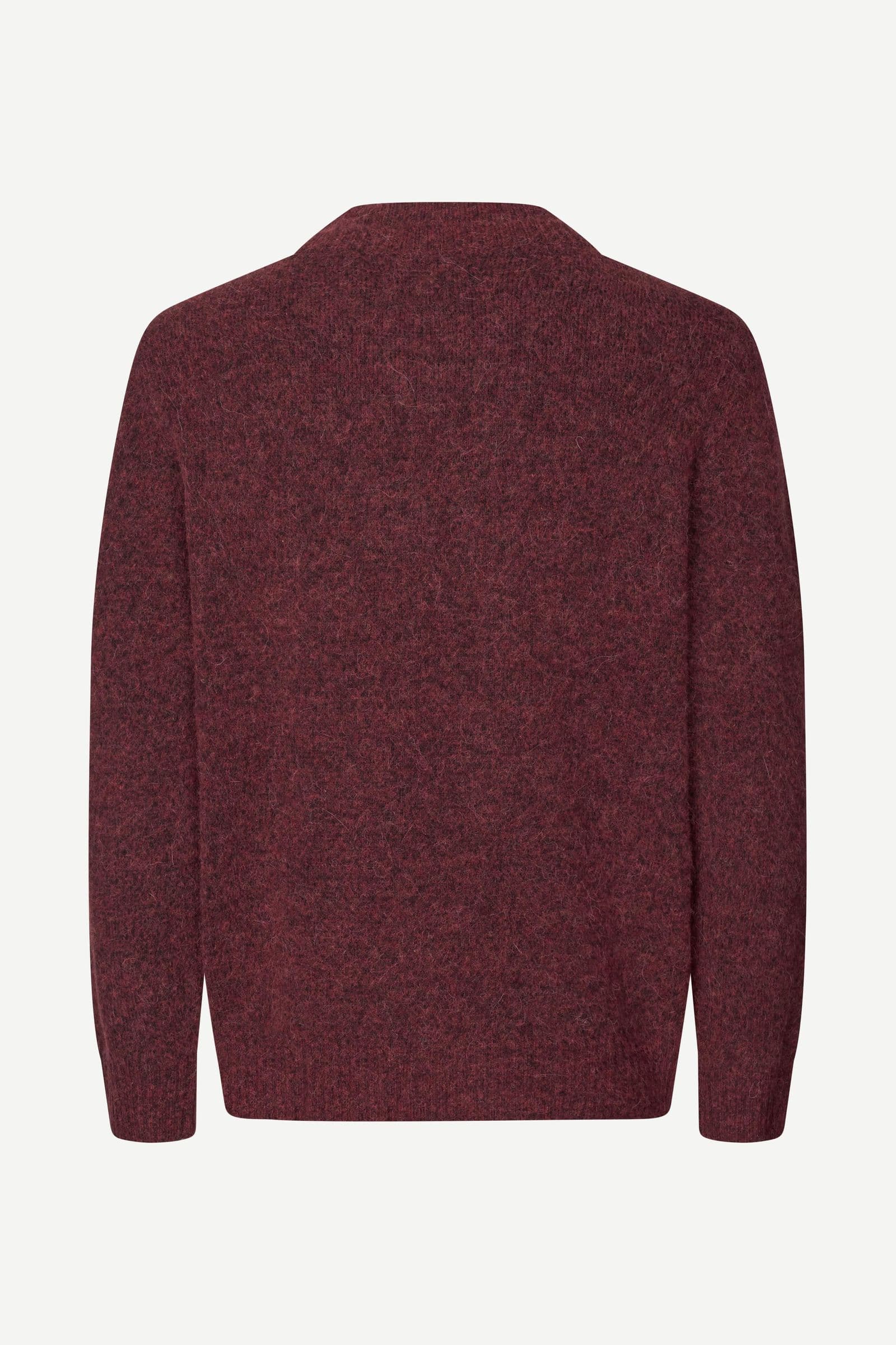 Safloyd v-neck 15827 Rum Raisin Mel.