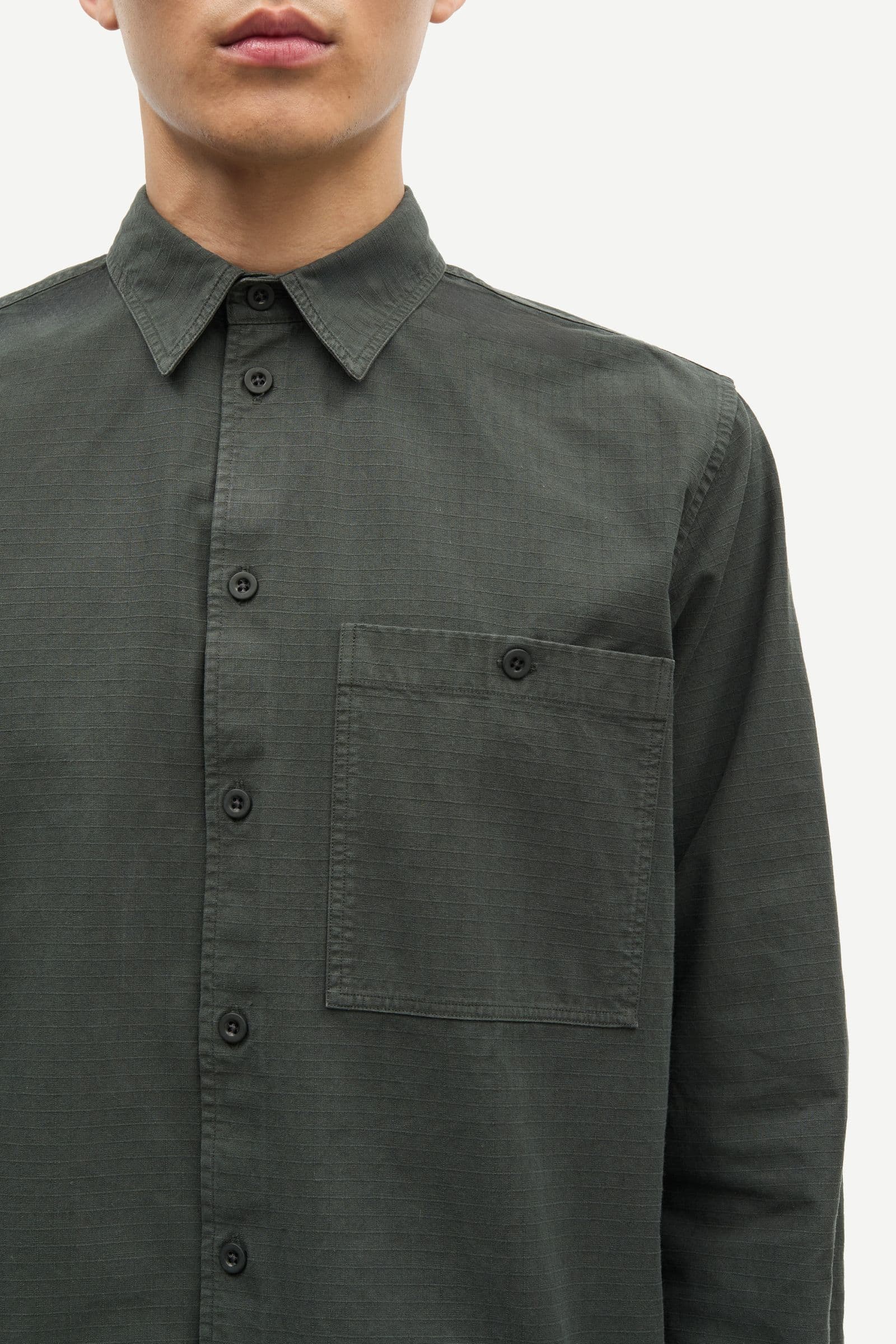 Saryan B shirt 15840 Dark Evergreen