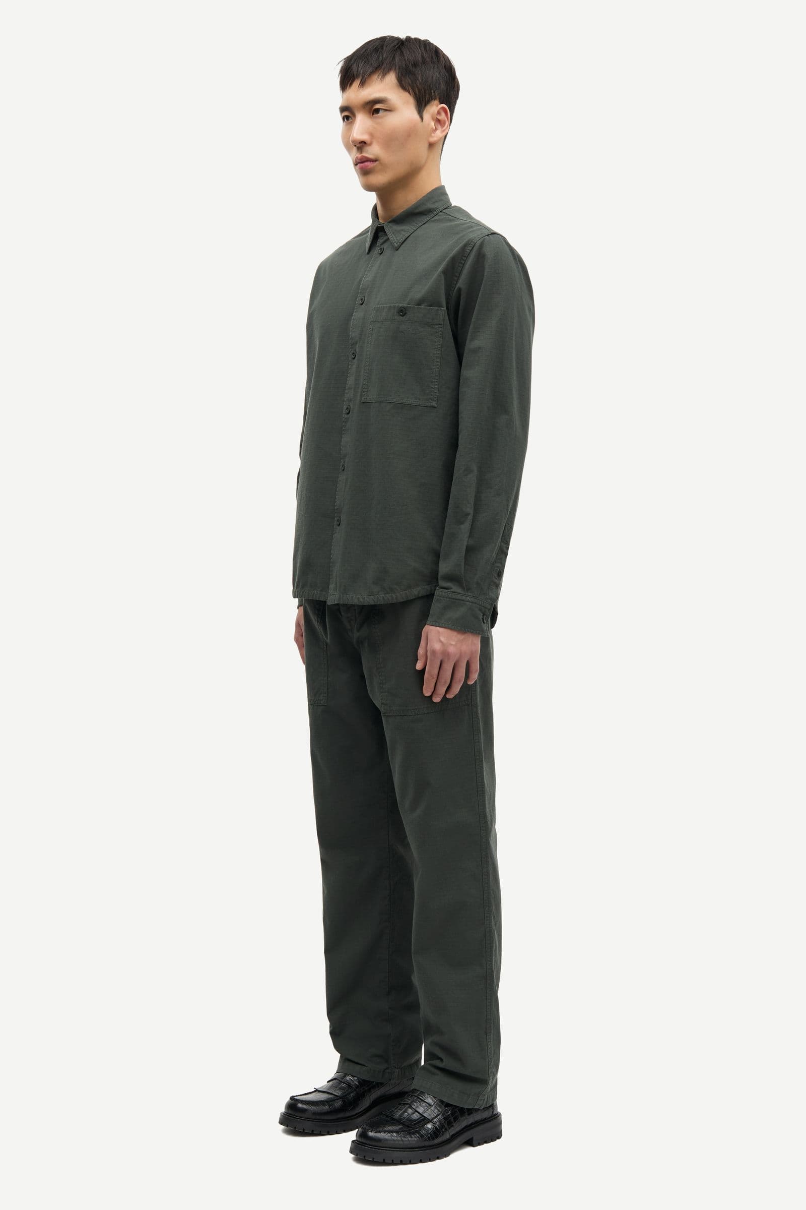 Saryan B shirt 15840 Dark Evergreen