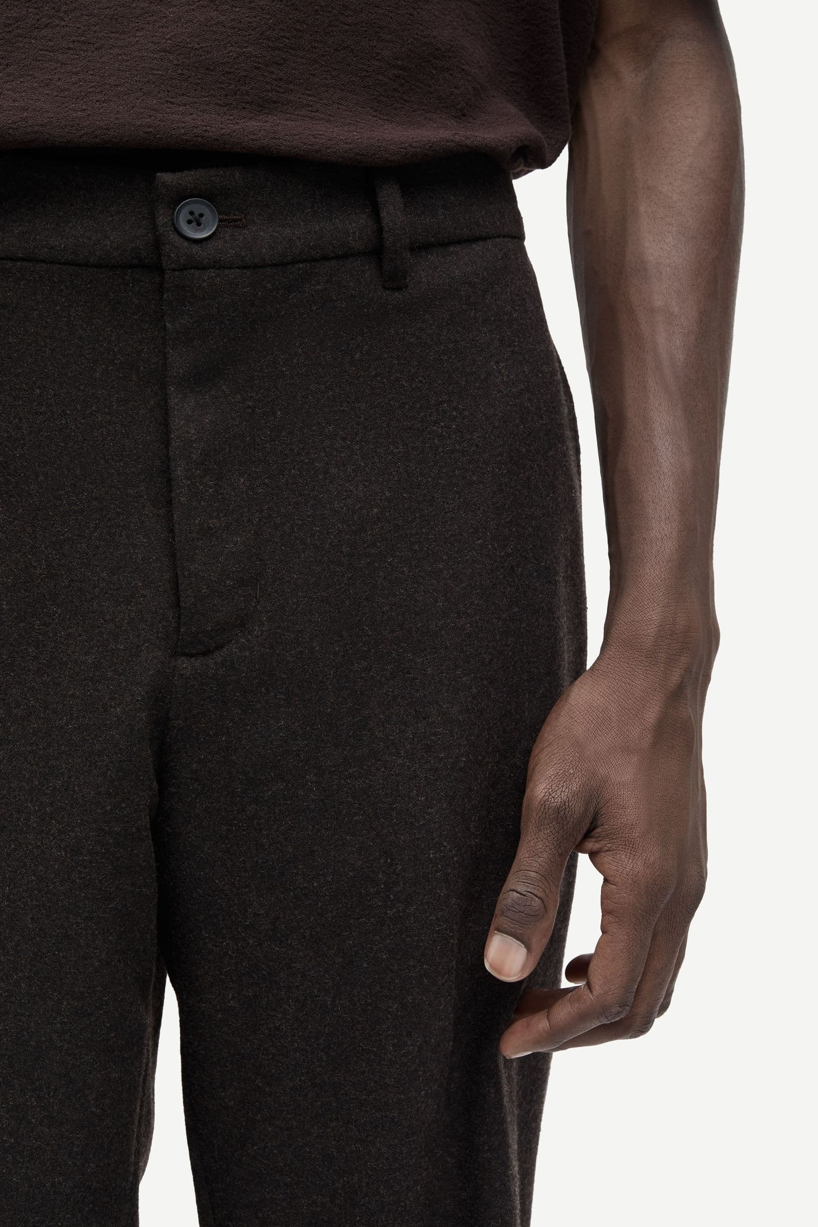 Sanoah trousers 15860 Black Coffee Mel.