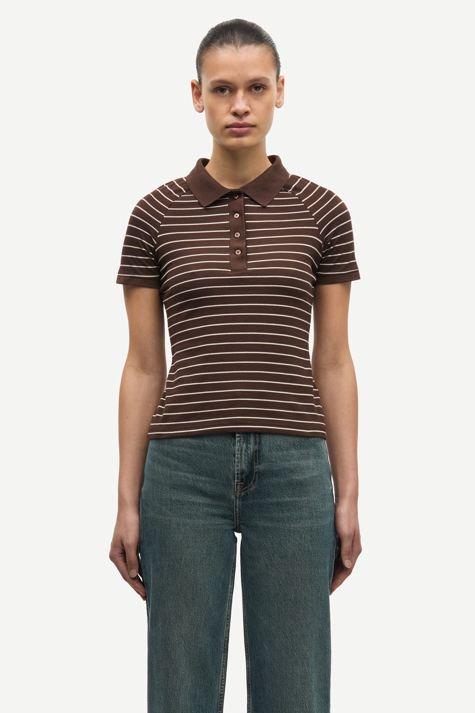 Samia ss polo 15888 Coffee Brown St.