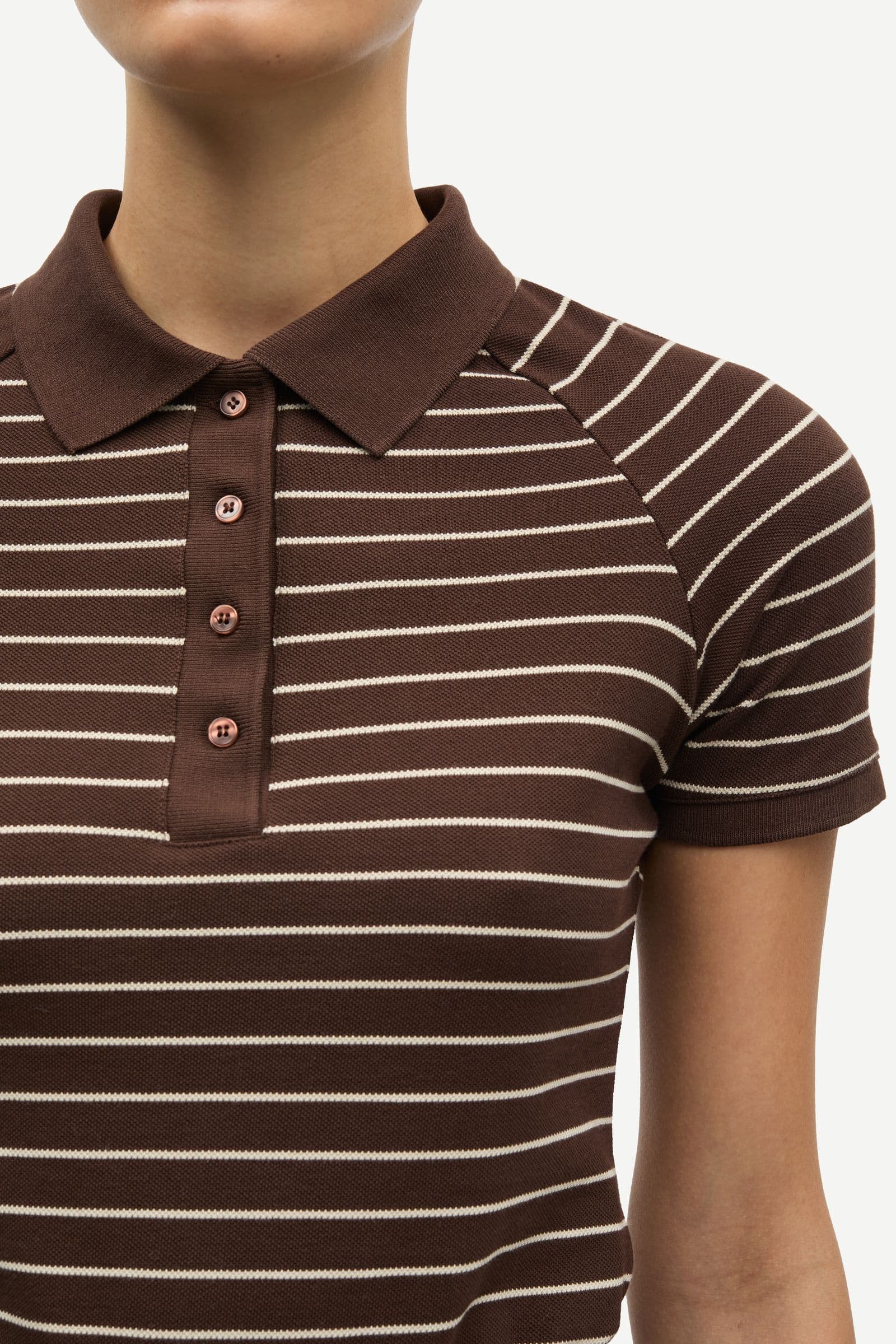 Samia ss polo 15888 Coffee Brown St.