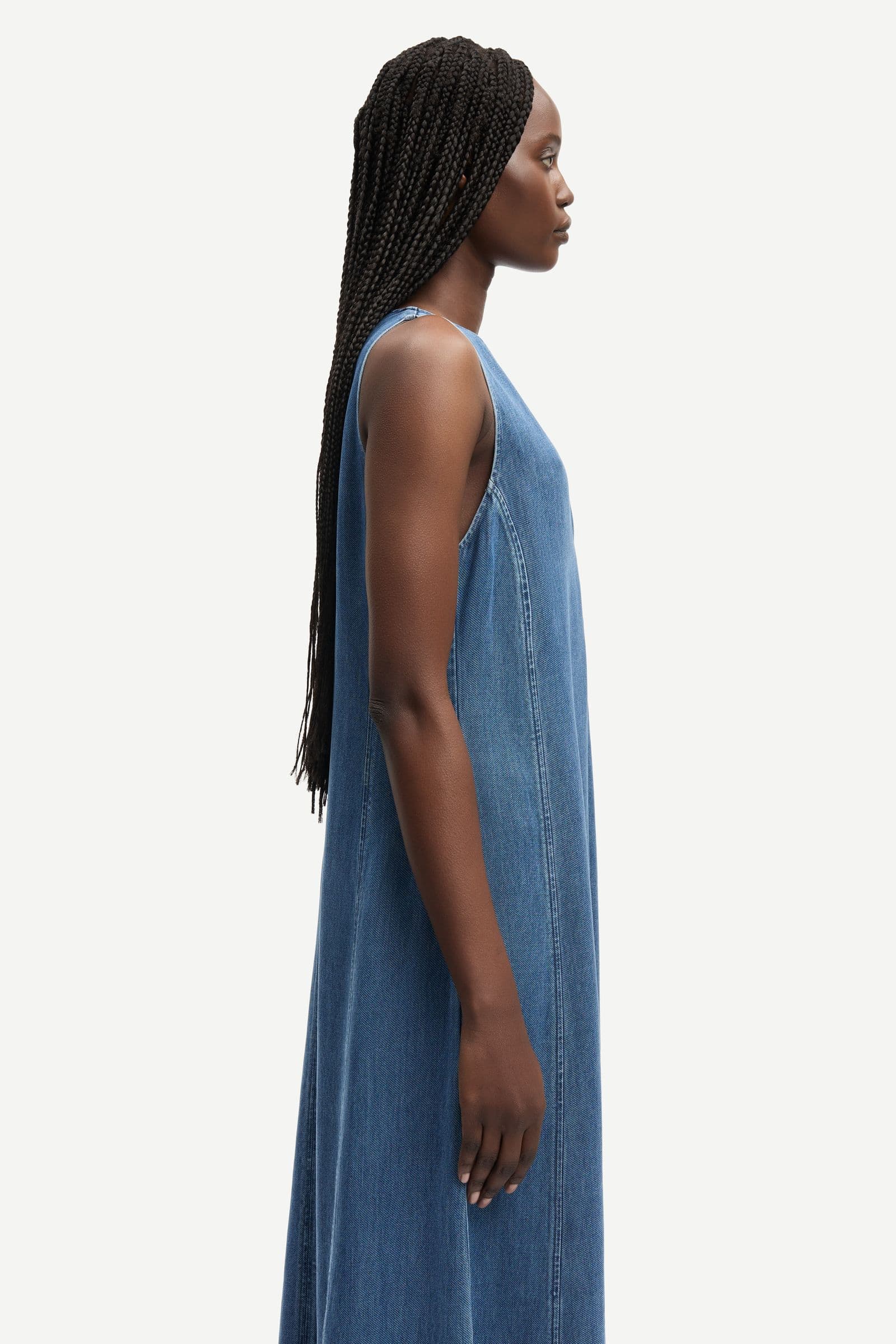 Saskylar dress 15645 Medium denim blue