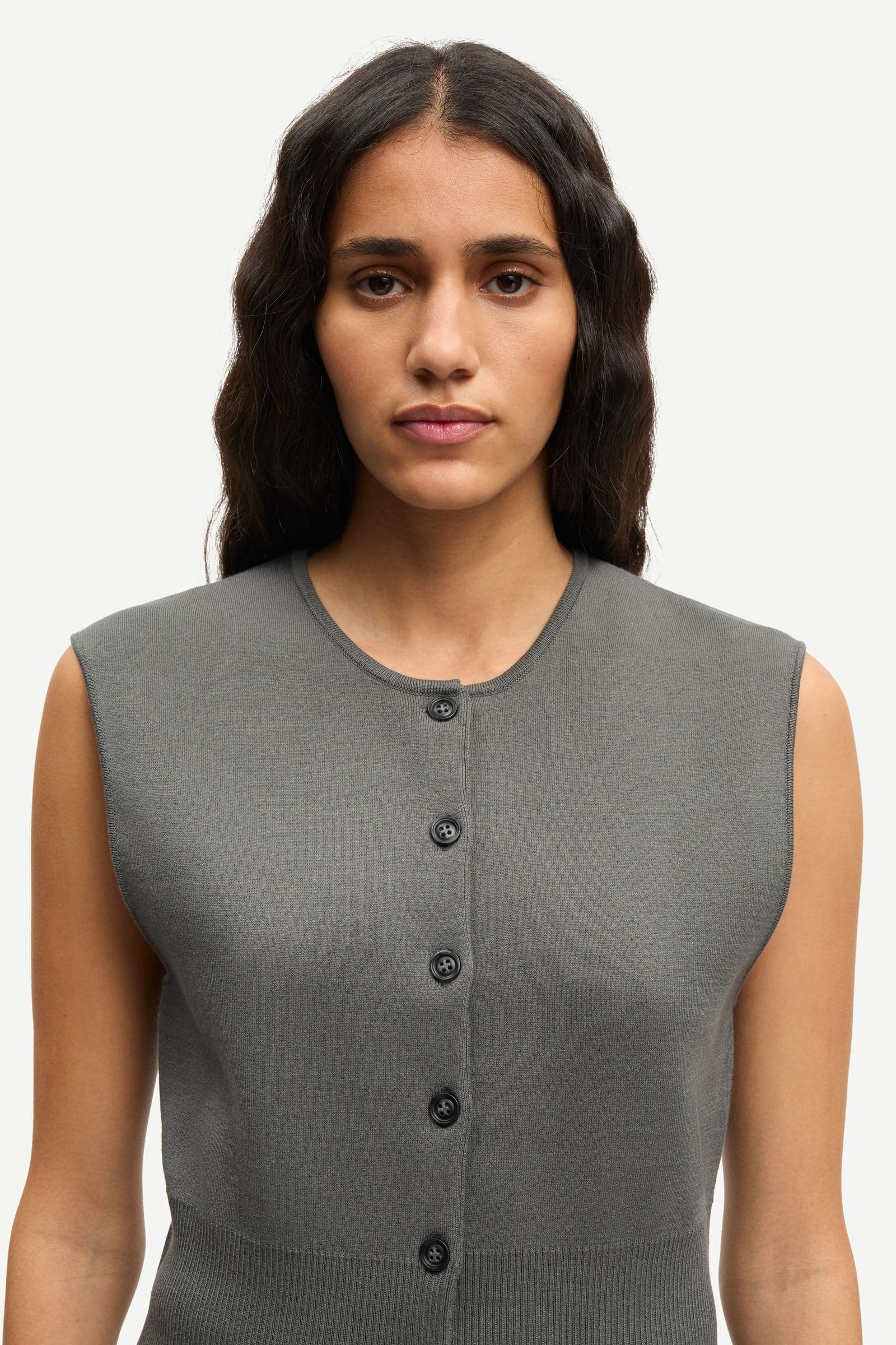 Saanne top 15825 Gunmetal