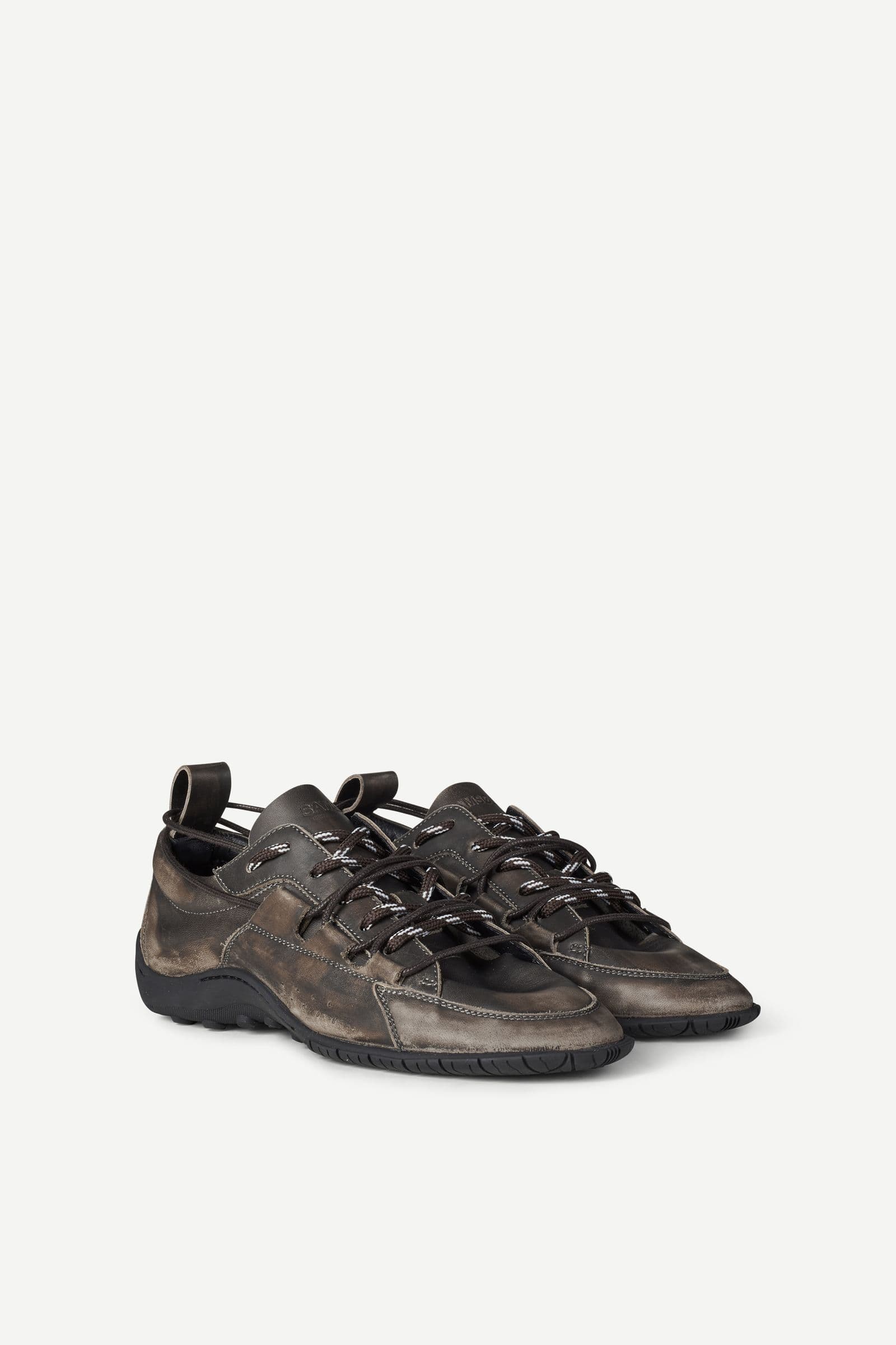 Saastra hybrid flats 15939 Washed Gunmetal
