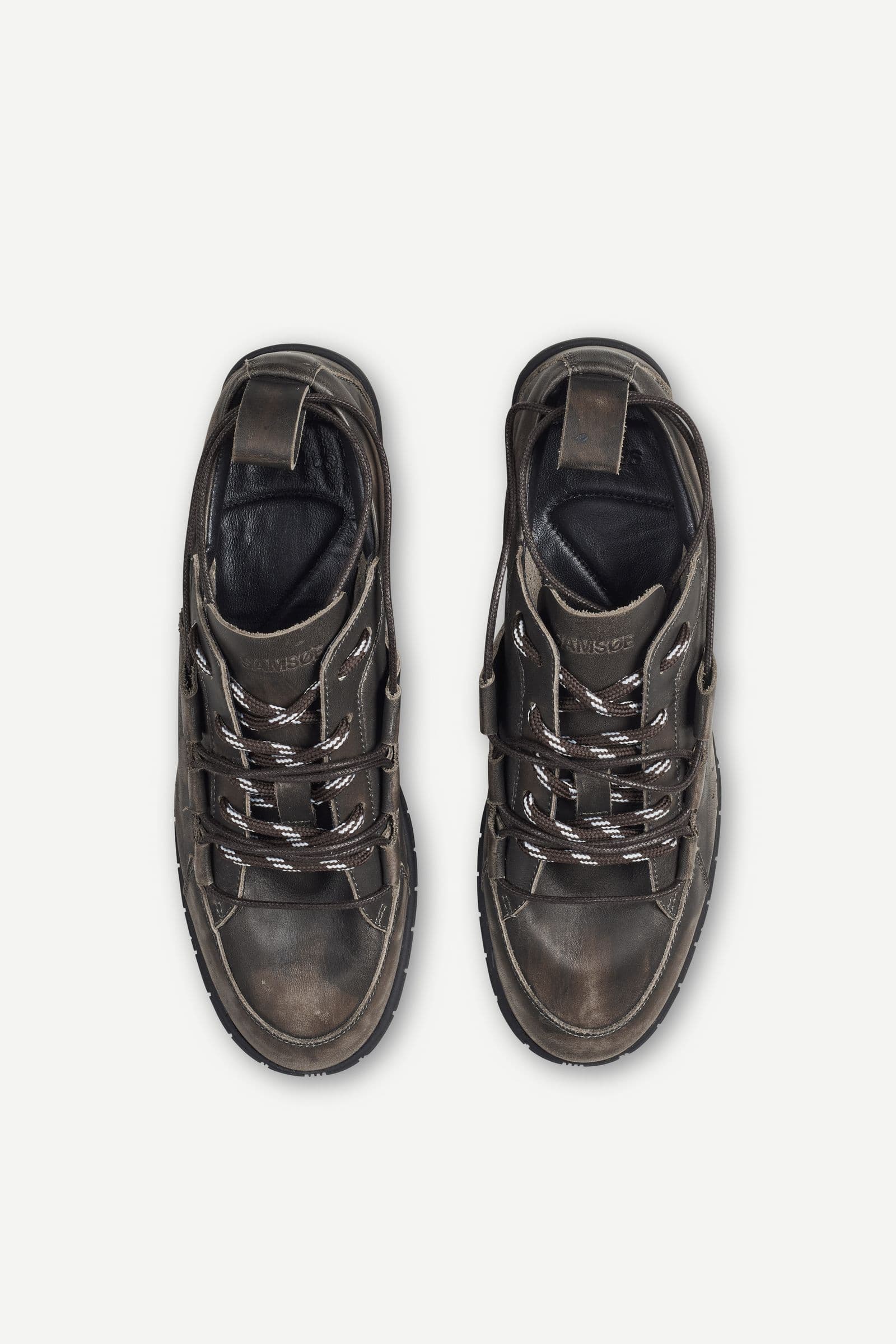 Saastra hybrid flats 15939 Washed Gunmetal