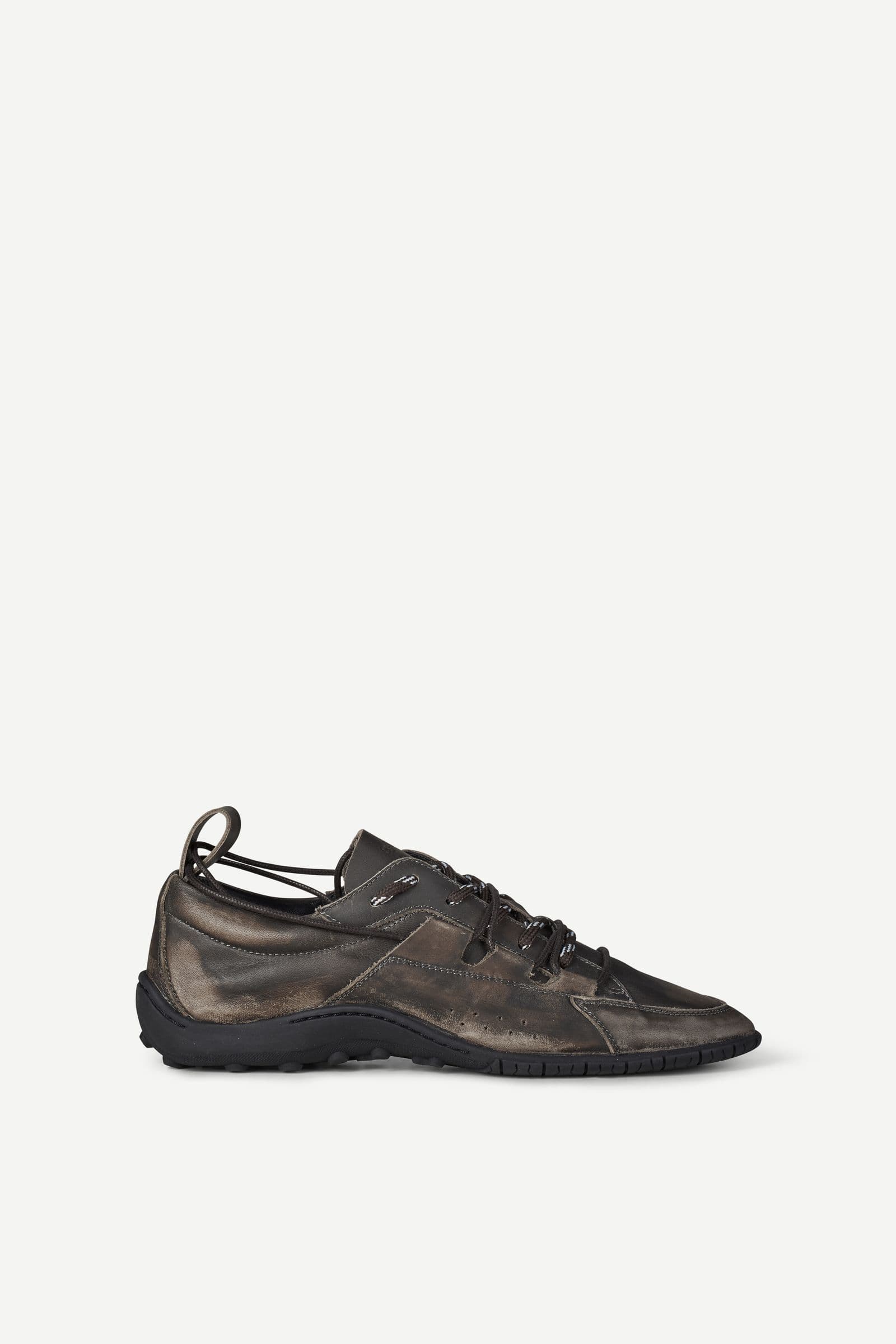 Saastra hybrid flats 15939 Washed Gunmetal