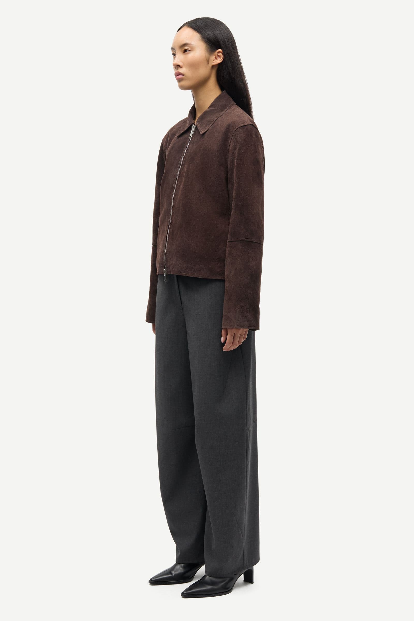Salylo suede jacket 15927 Black Coffee
