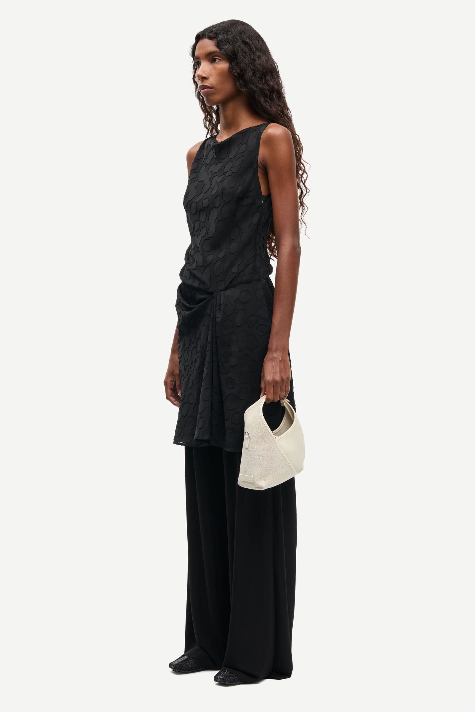 Satina short dress 16061 Black