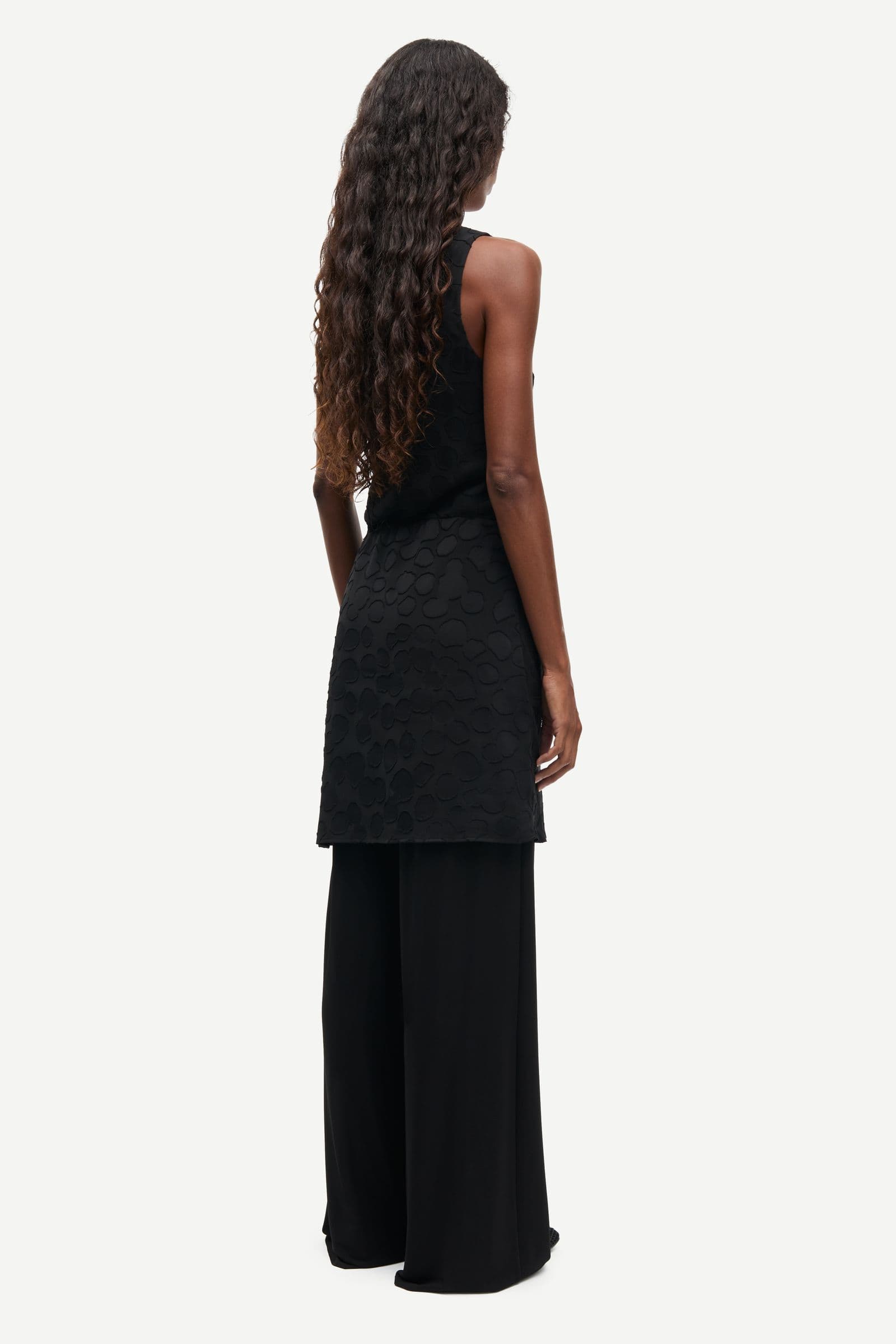 Satina short dress 16061 Black