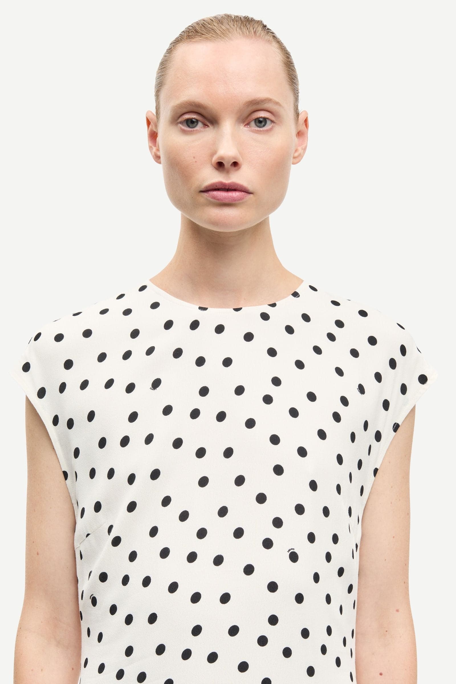 Sapoppy dress 16060 Drifting Dots Egret