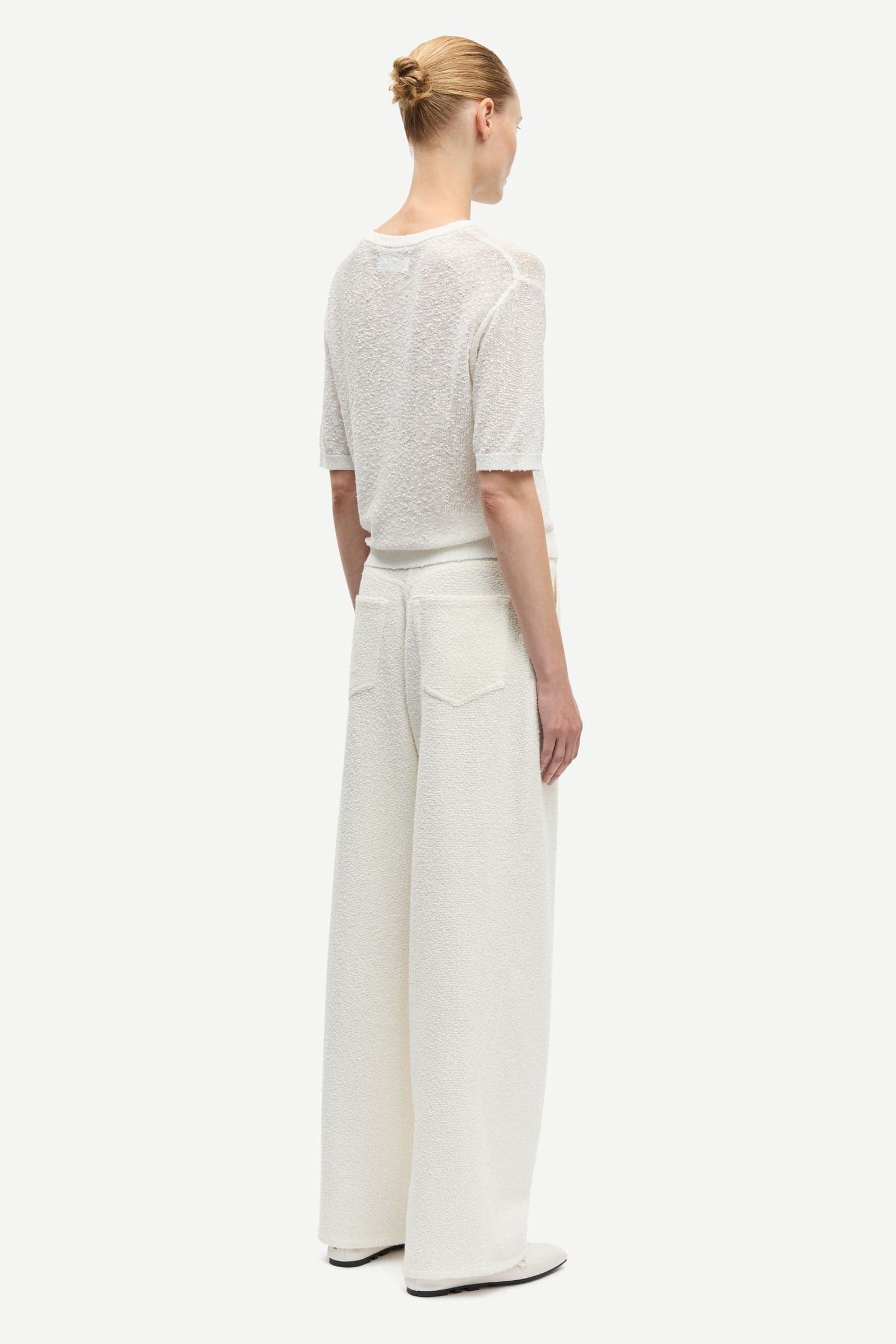 Saharper pleat trousers 16056 Egret