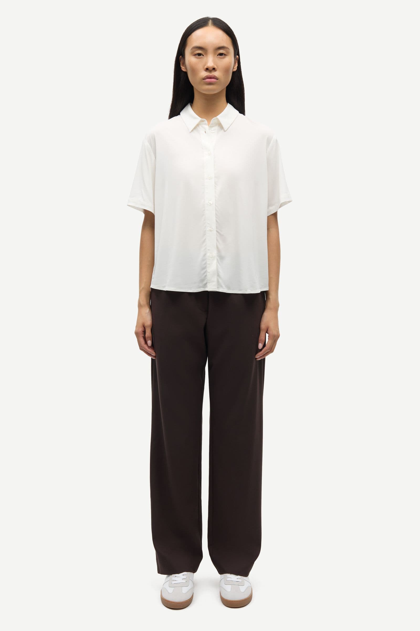 Saminna SS shirt 9942 Clear Cream