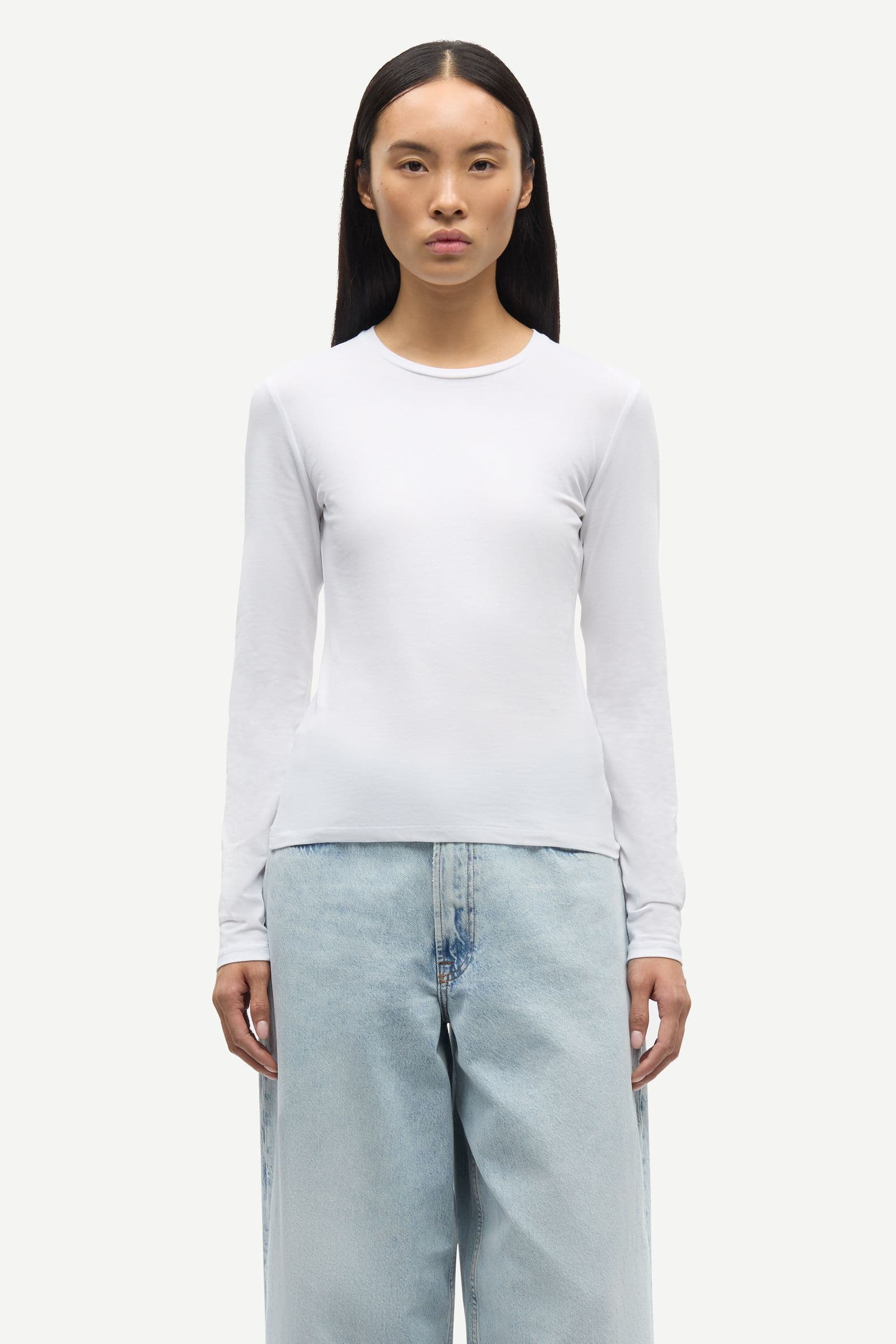 Saesme LS t-shirt 16122 White